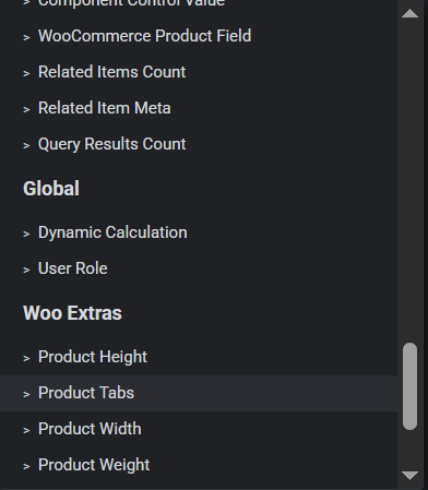 Global Tags Category